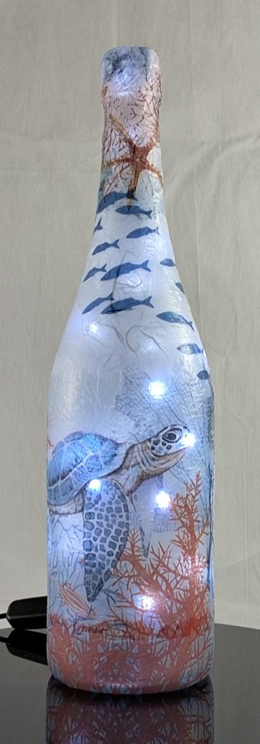 Sea Turtles - Hand Made Lamp