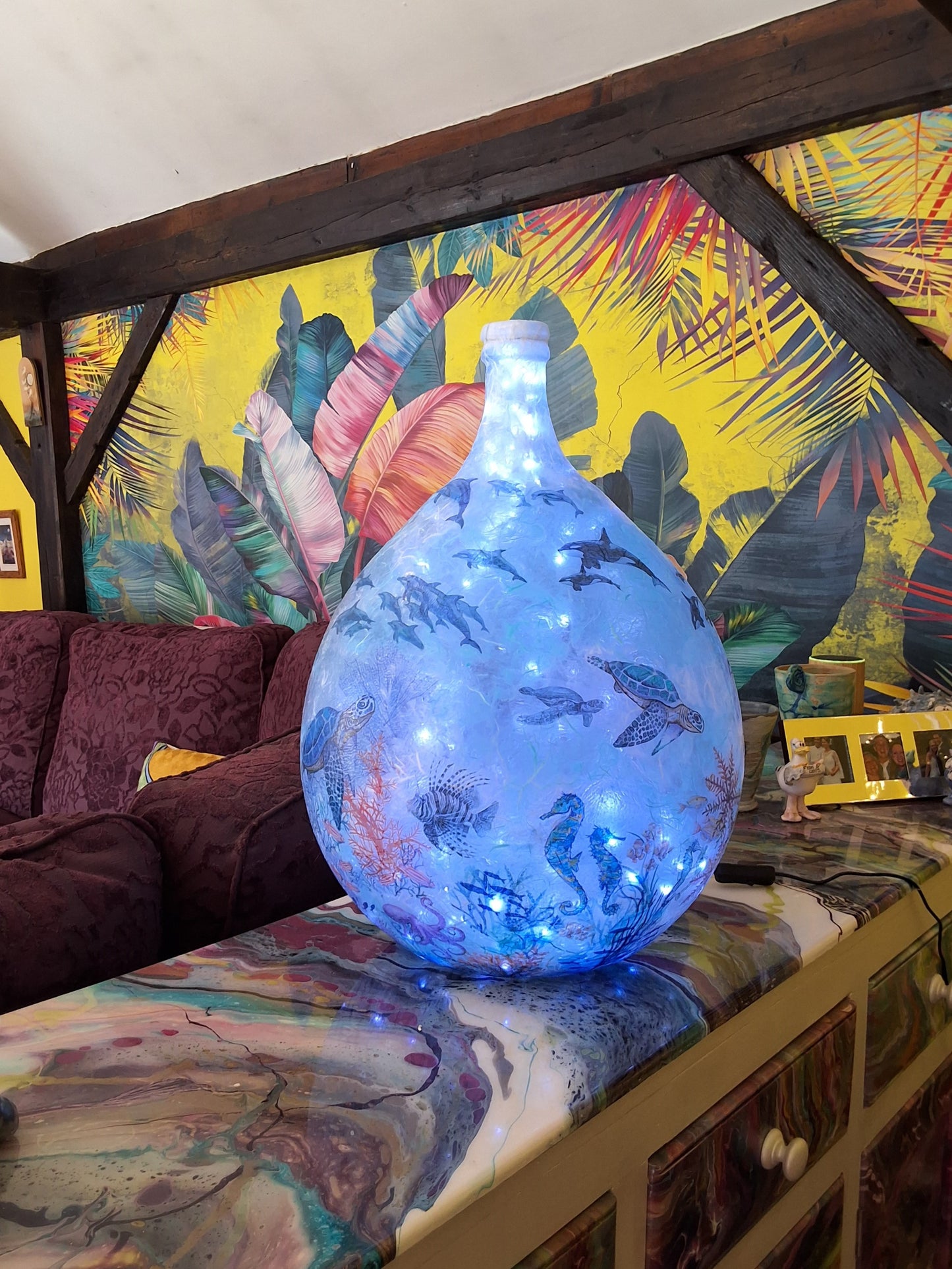 Sealife — One-of-a-Kind Handmade Lamp