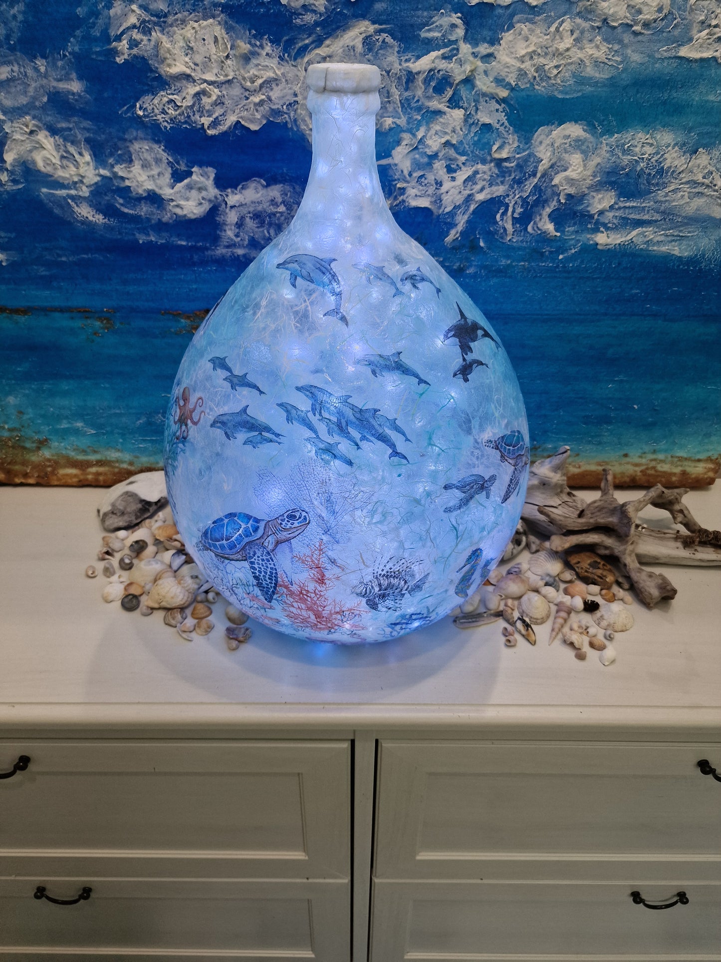 Sealife — One-of-a-Kind Handmade Lamp