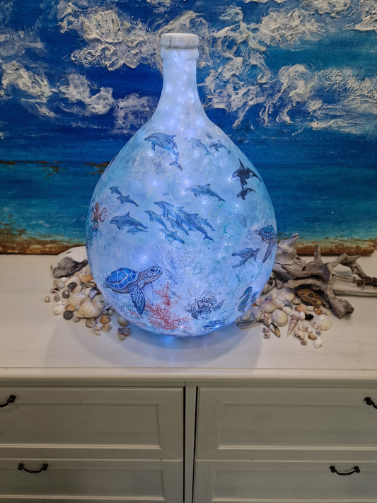 Sealife — One-of-a-Kind Handmade Lamp