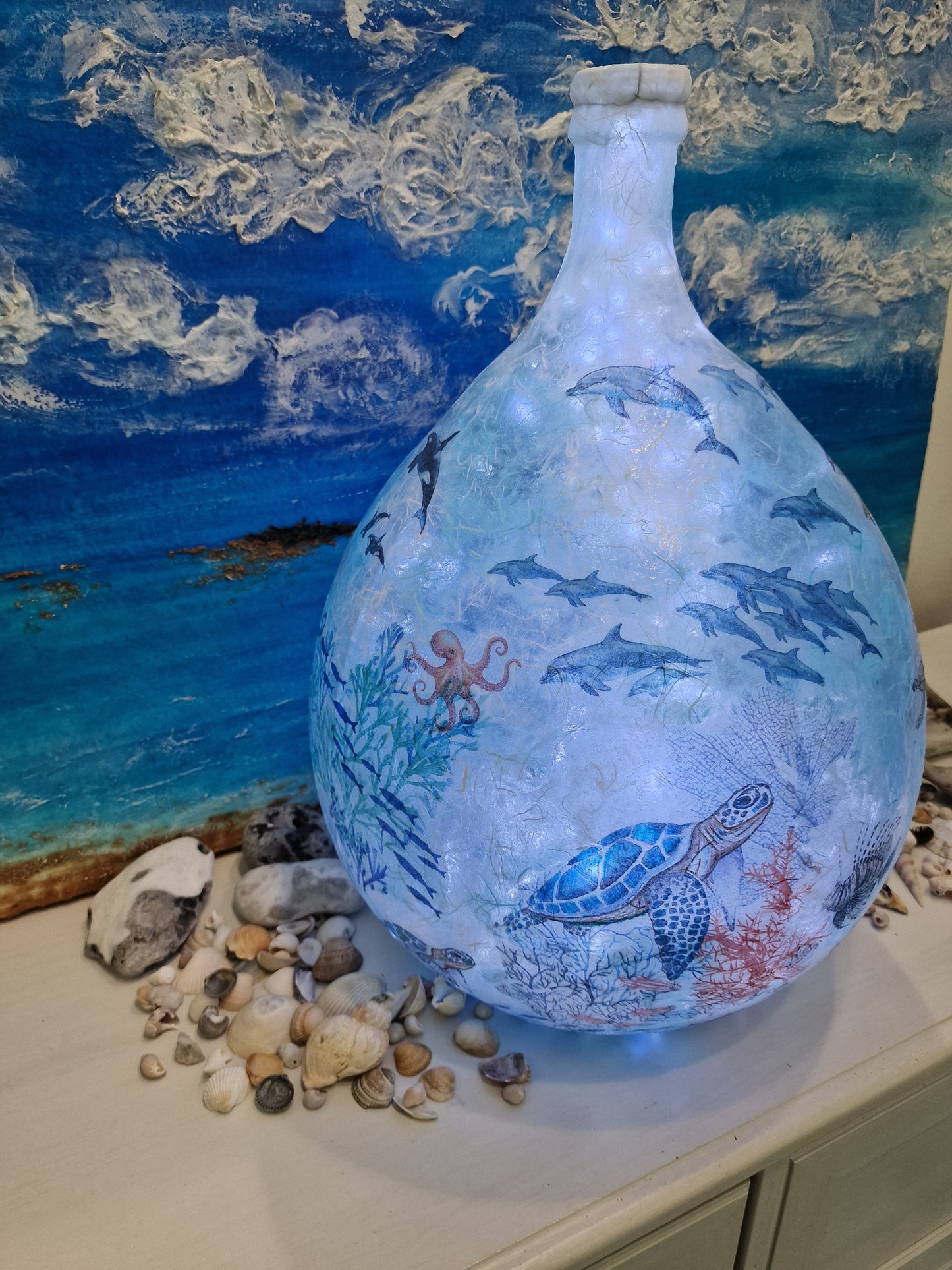 Sealife — One-of-a-Kind Handmade Lamp