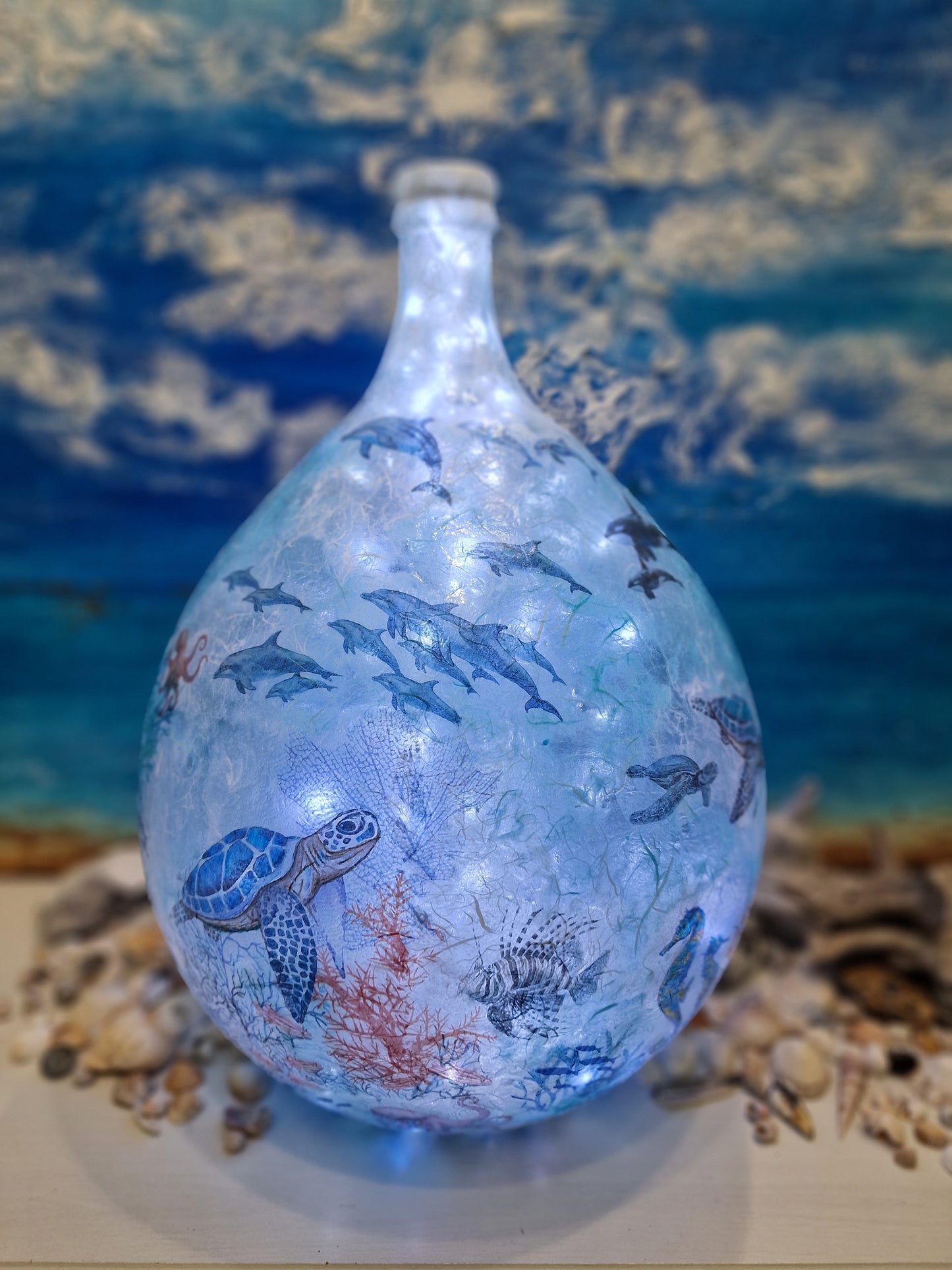 Sealife — One-of-a-Kind Handmade Lamp