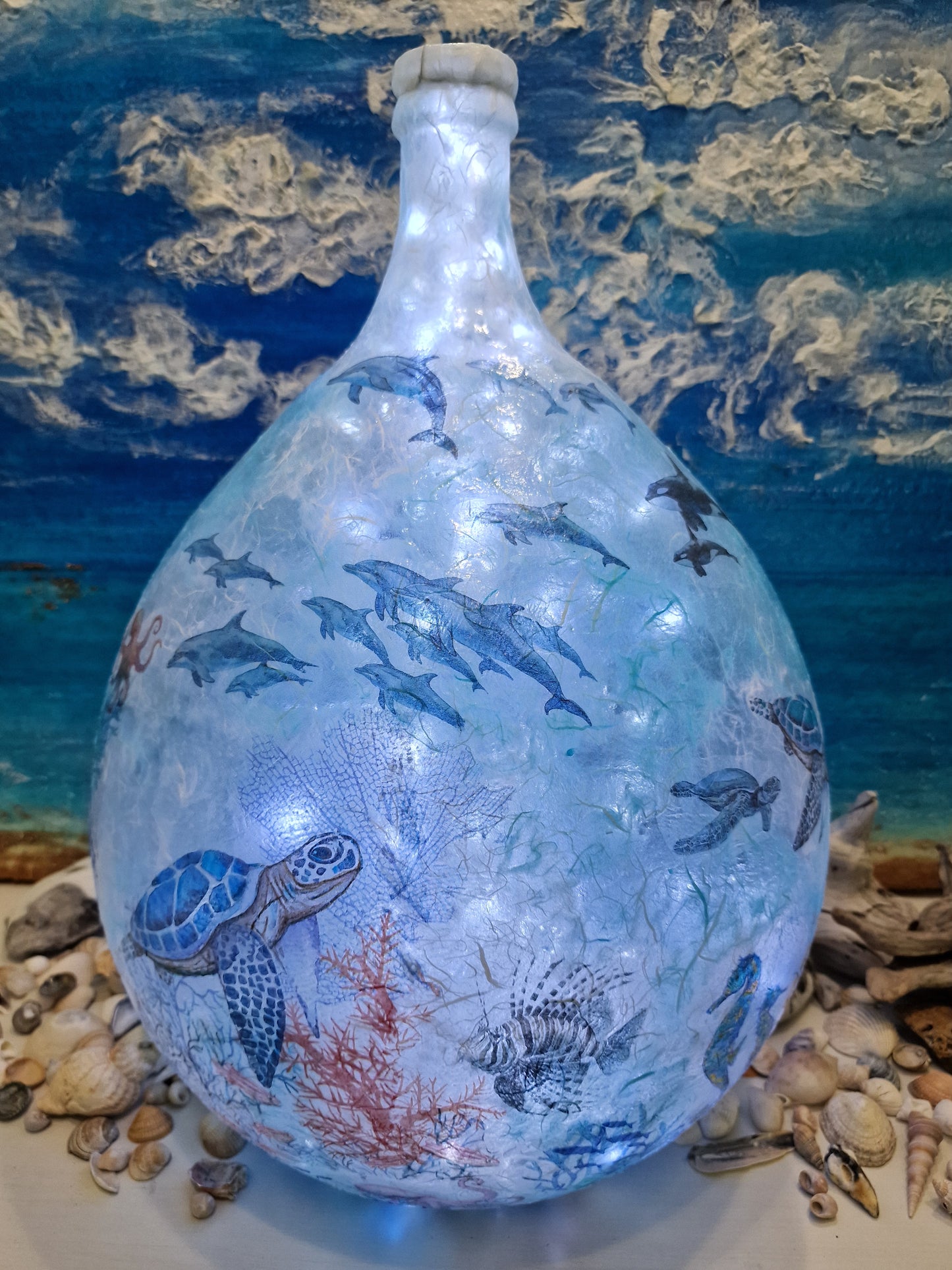 Sealife — One-of-a-Kind Handmade Lamp