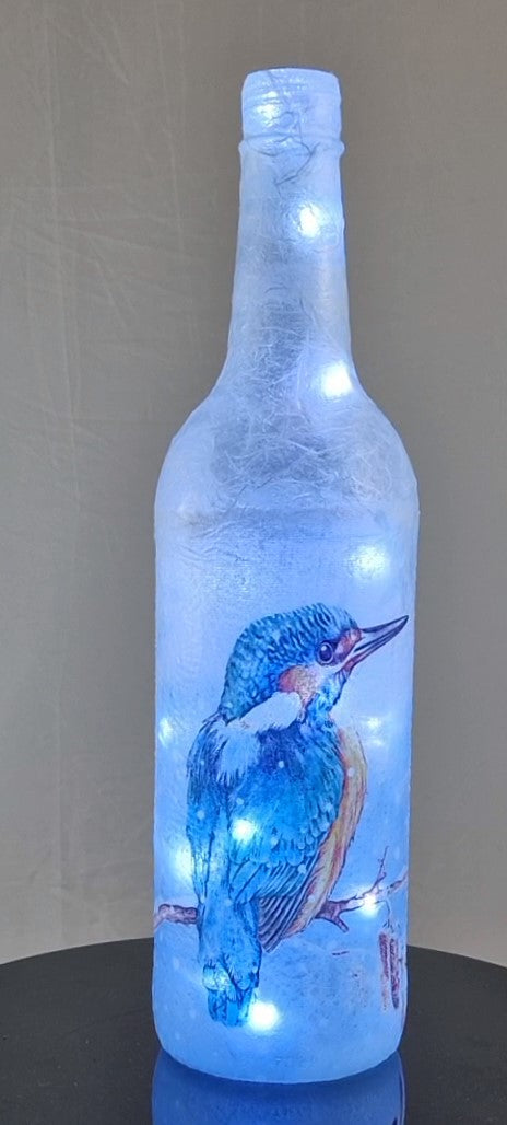Kingfisher Bird - Hand Made Lamp
