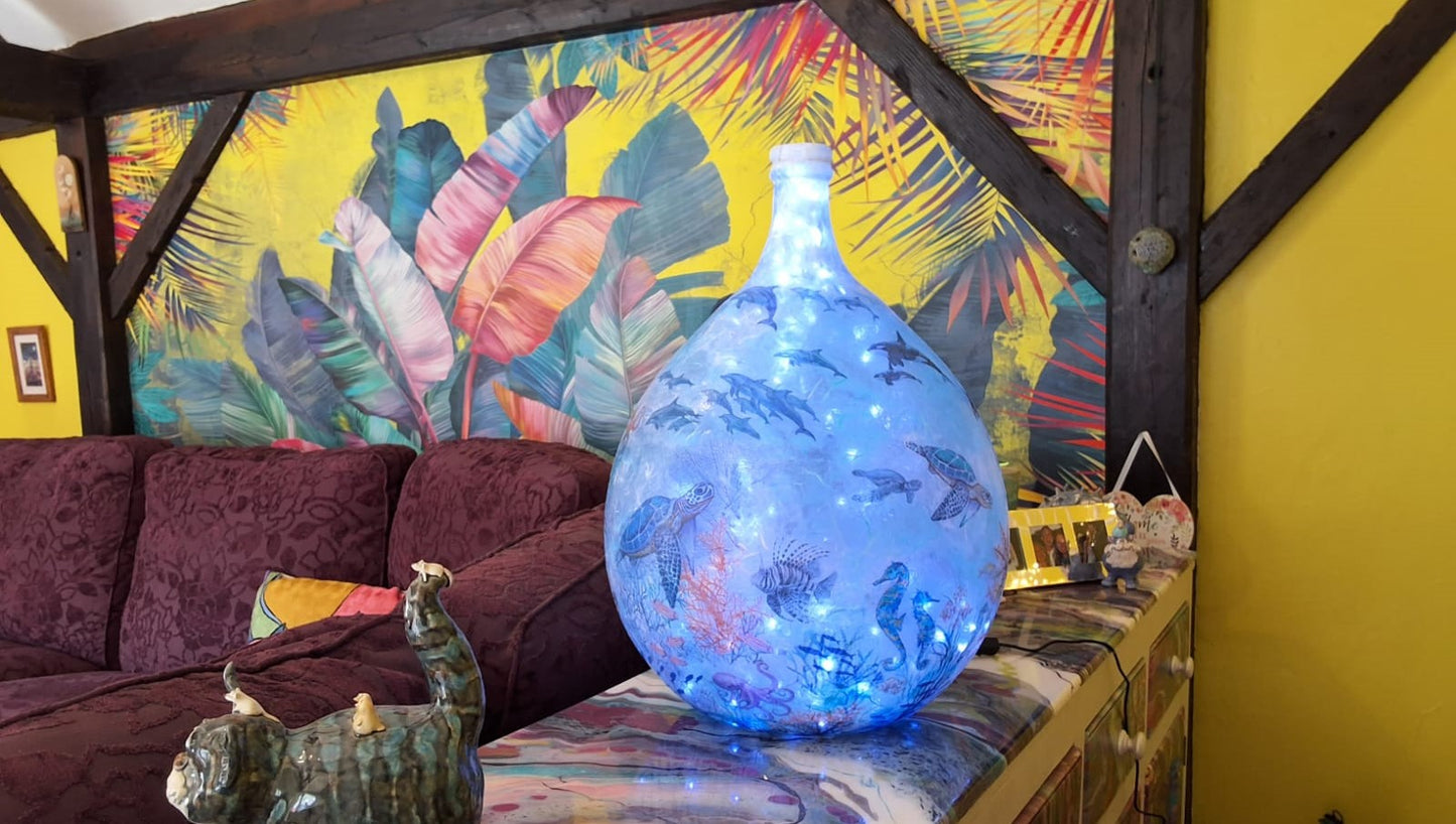 Sealife — One-of-a-Kind Handmade Lamp
